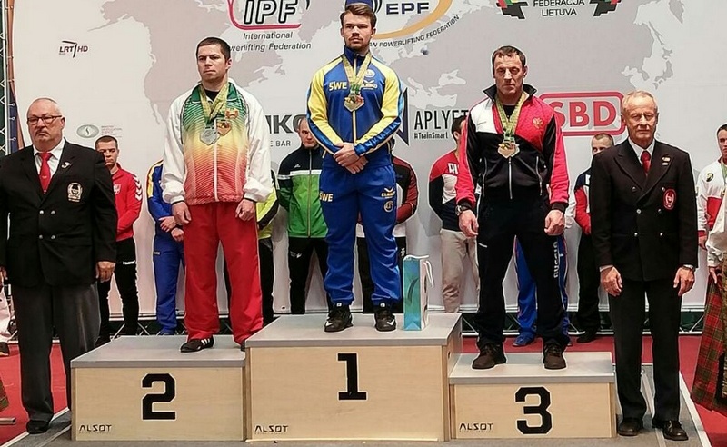 Работник МЧС стал призером чемпионата Европы по классическому пауэрлифтингу