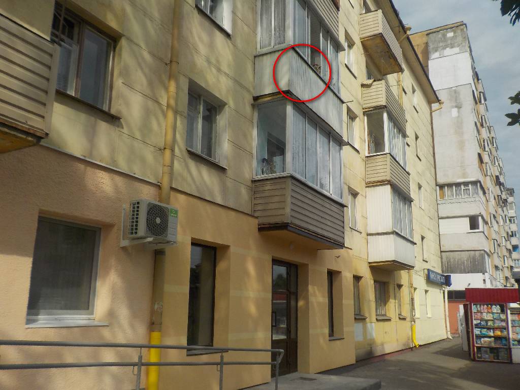 В Бобруйске ребенок пытался спуститься на улицу с балкона третьего этажа: девочка спасена работниками МЧС