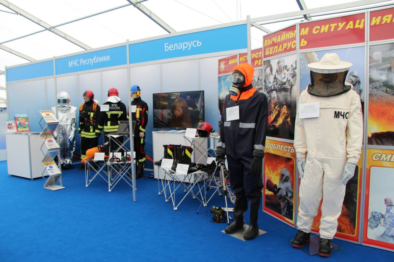 Белорусские спасатели принимают участие в выставке «Комплексная безопасность -2018» 