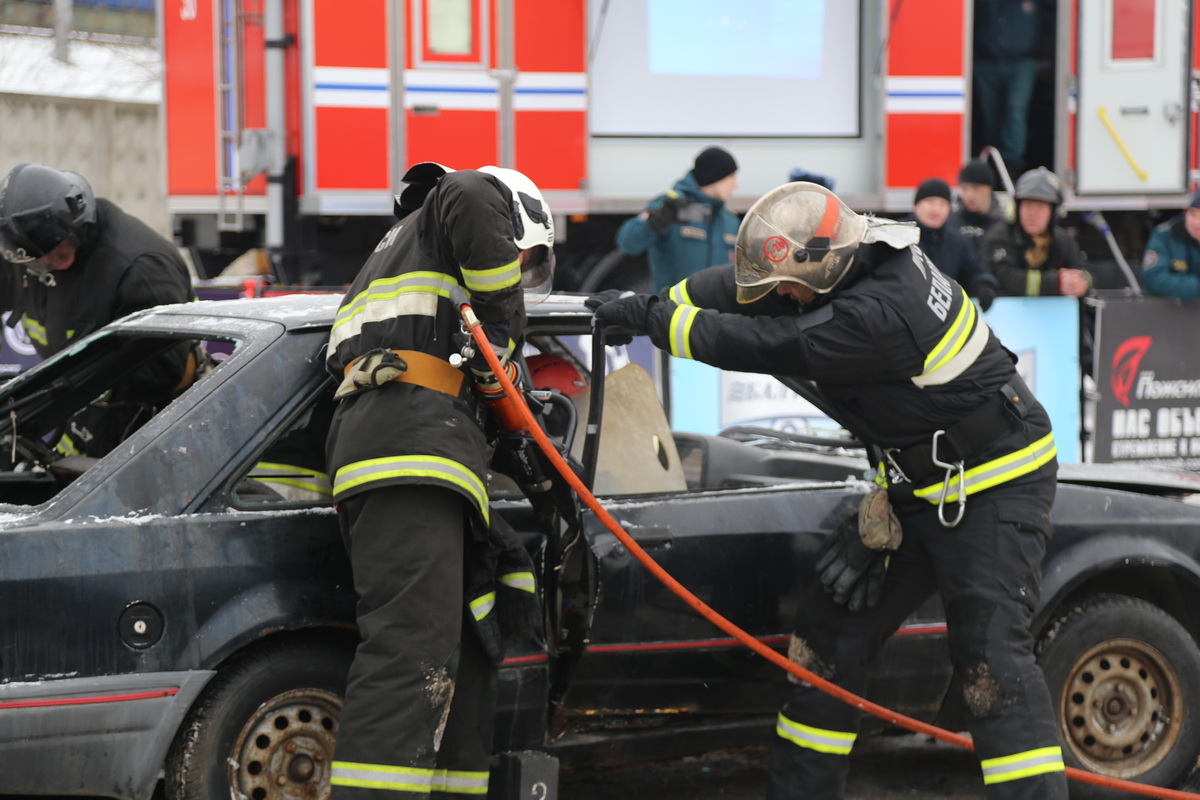 Соревнования по ликвидации последствий ДТП прошли в Минске