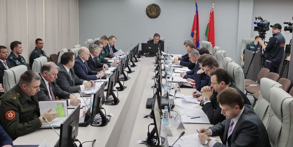 В Минске проходит заседание Комиссии по чрезвычайным ситуациям при Совете Министров