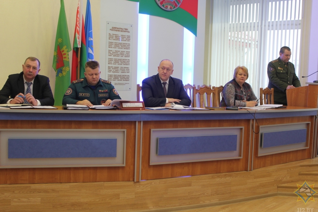 Заместитель Министра по ЧС Игорь Болотов посетил с рабочим визитом Миорский район