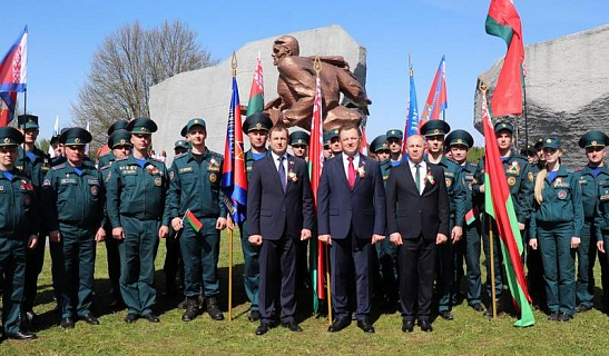 Вадим Синявский принял участие в мероприятиях празднования 80-ой годовщины освобождения Беларуси на Ушачской земле