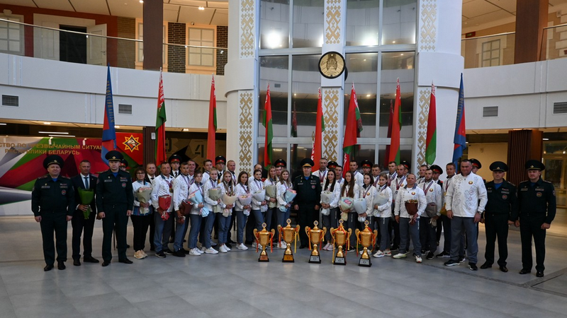 Participants of the World Firefighting Championships in China returned to Belarus