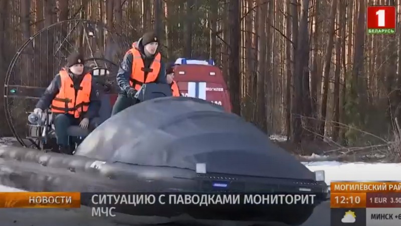 Паводок в Могилевской области: рекомендации спасателей в сюжетах СМИ