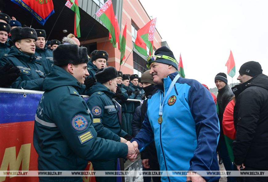 Команда МЧС заняла первое место на «Минской лыжне - 2021» среди силовых ведомств