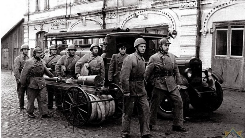 Белорусские пожарные в огненные годы Великой Отечественной войны