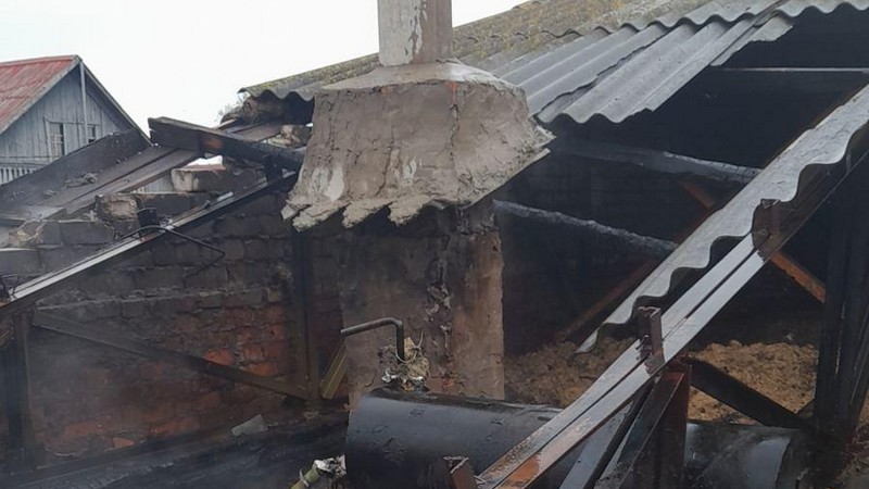 В Копыльском районе спасатели ликвидировали пожар в помещении котельной  