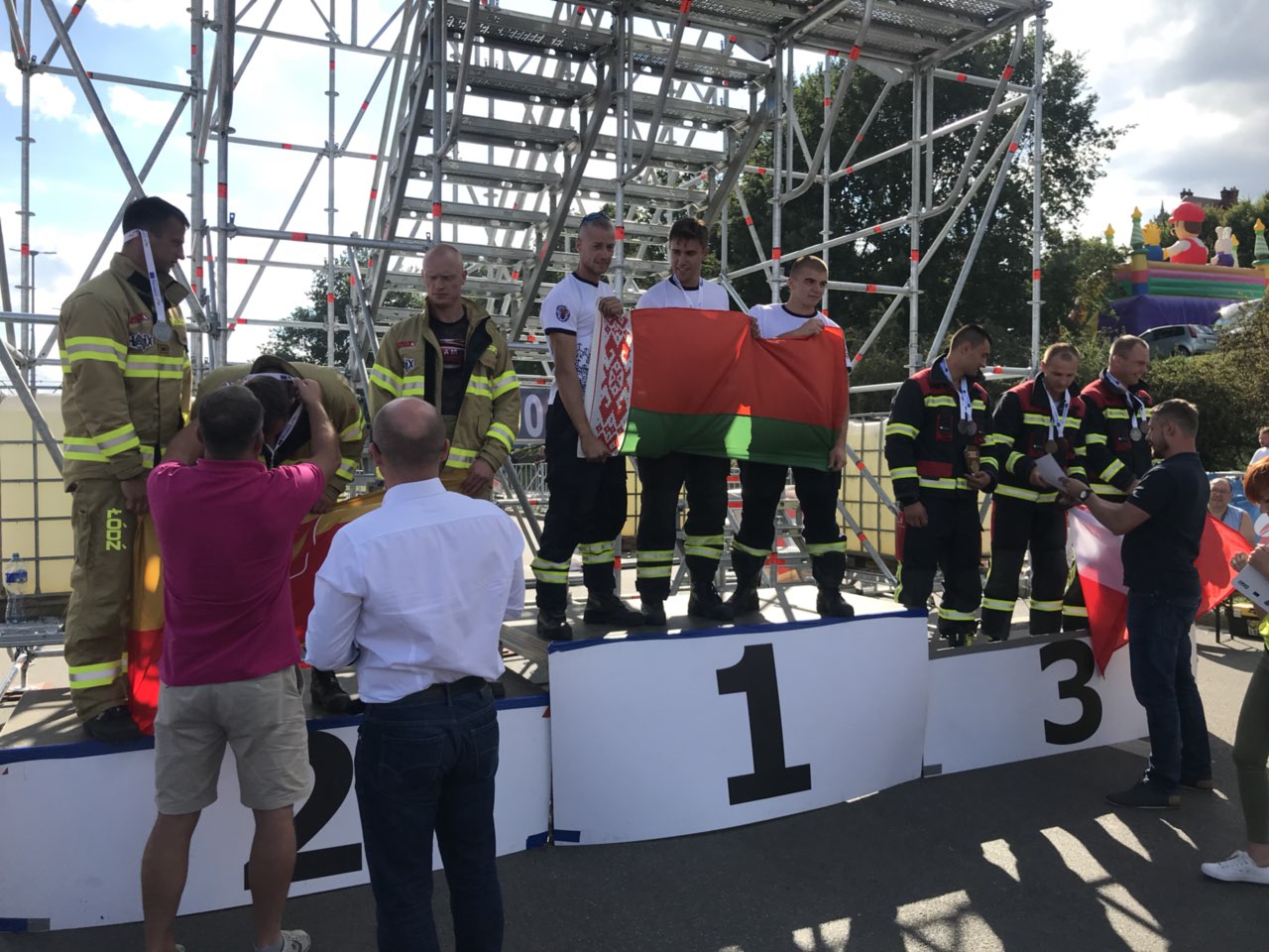 Cтоличные спасатели завоевали золото в командном первенстве на VIII Международных соревнованиях “Сильнейший пожарный-спасатель"