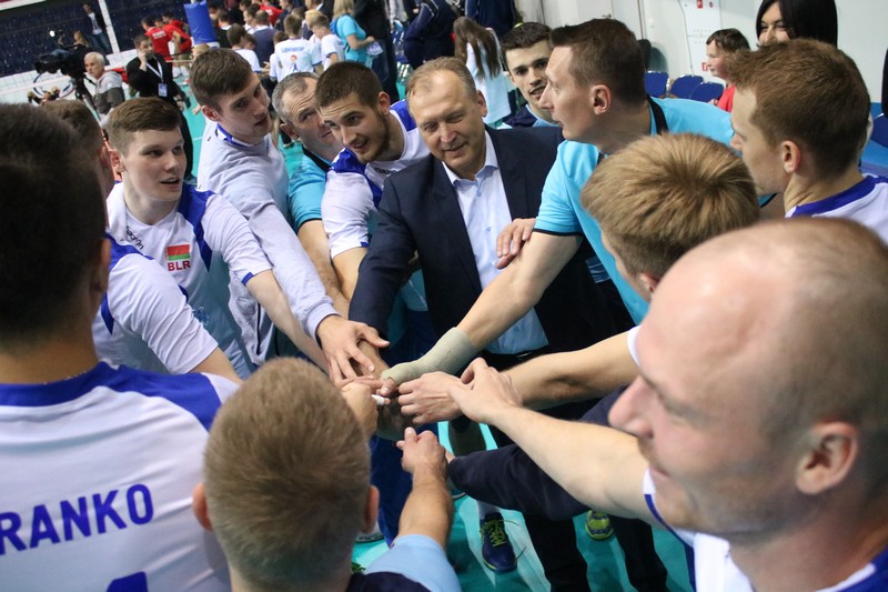 Белорусские волейболисты победили сборную Албании в матче Европейской волейбольной лиги EKV