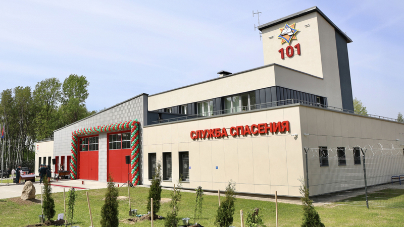 Об открытии новой пожарной части в Гродно в материалах СМИ