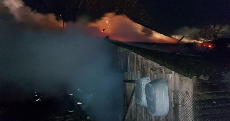 В Пинском районе курсант Военной академии спас  мужчину на пожаре